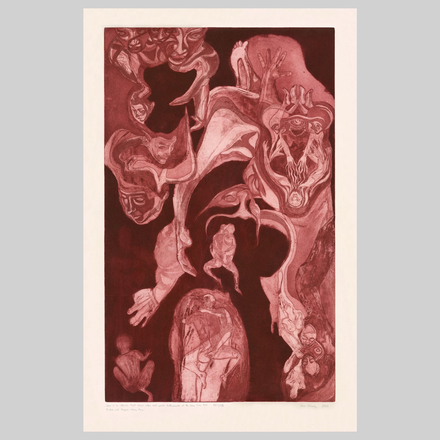 LOVE IS AN ILLUSION THAT OCCURS WHEN BOTH PARTIES HALLUCINATES AT THE SAME TIME. IT DOES NOT HAPPEN EVERY DAY. - original