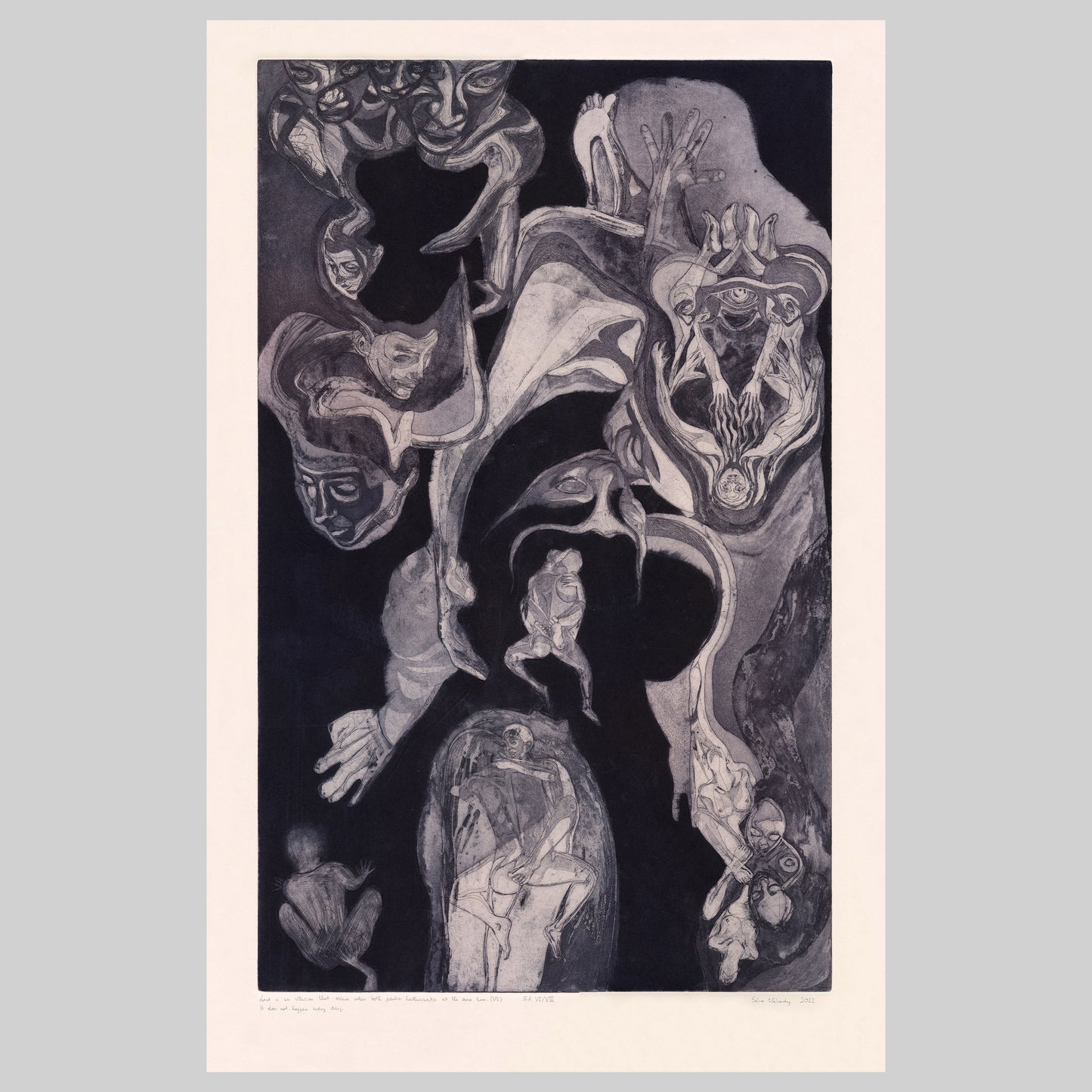 LOVE IS AN ILLUSION THAT OCCURS WHEN BOTH PARTIES HALLUCINATES AT THE SAME TIME. IT DOES NOT HAPPEN EVERY DAY. - original