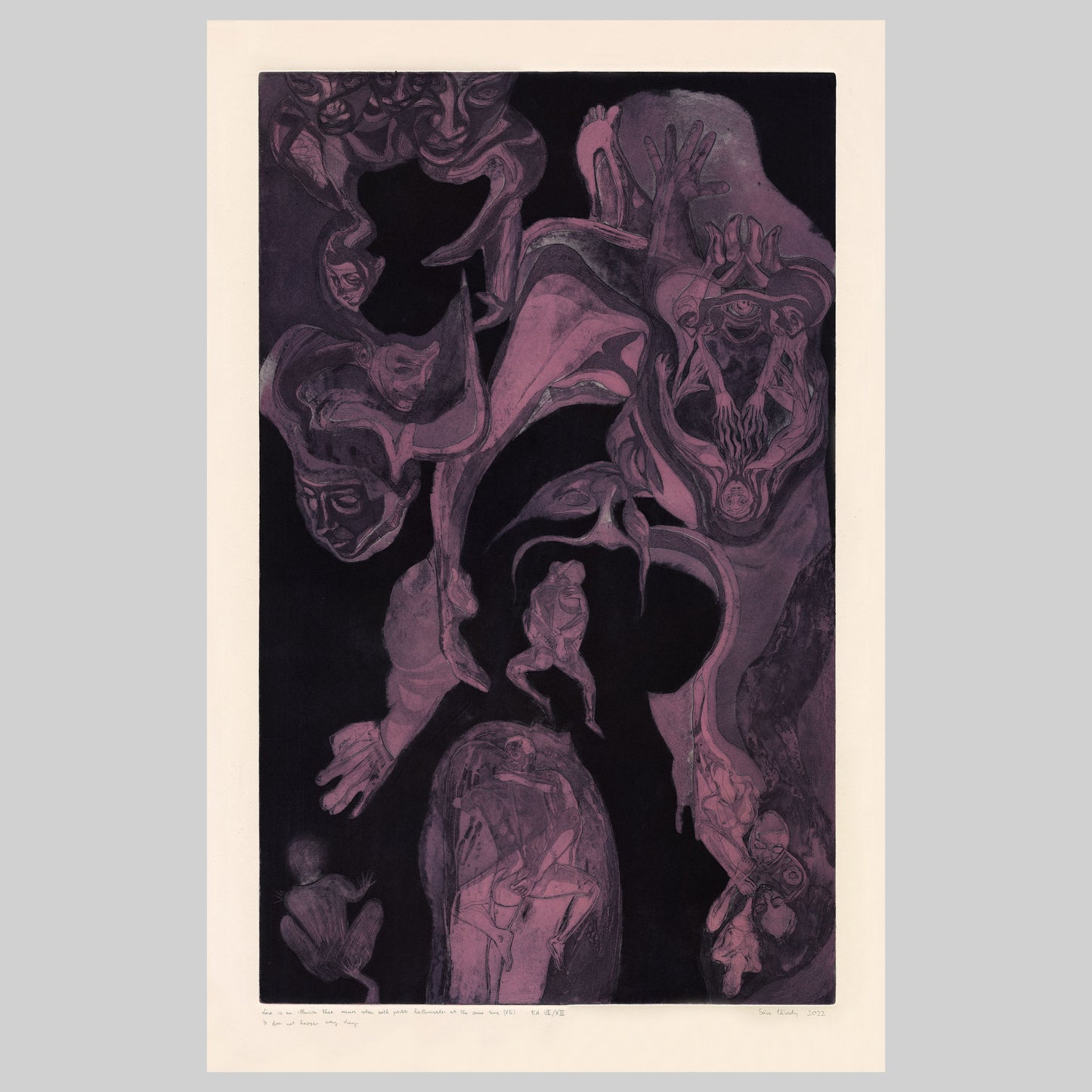 LOVE IS AN ILLUSION THAT OCCURS WHEN BOTH PARTIES HALLUCINATES AT THE SAME TIME. IT DOES NOT HAPPEN EVERY DAY. - original